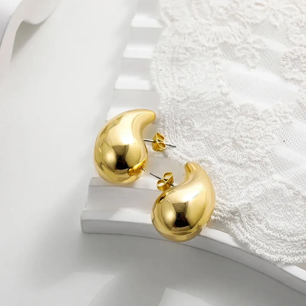 Bold Waterdrop Statement Earrings-ReesJewels-ReesJewels