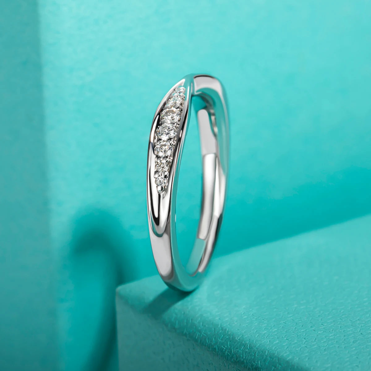 Bow Tie Moissanite Diamond Band Ring-Rees Jewels-ReesJewels