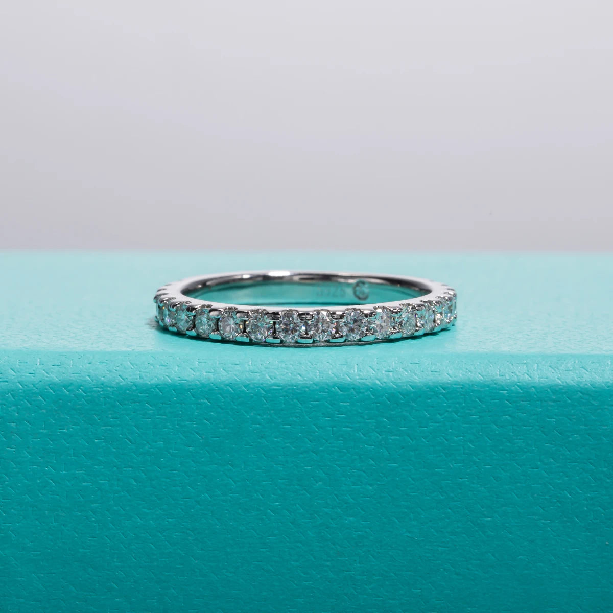 Delicate Moissanite Diamond Band Ring-Rees Jewels-ReesJewels
