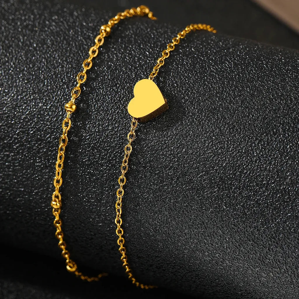 Elegant Layered Chain Delicate Anklet-ReesJewels-ReesJewels