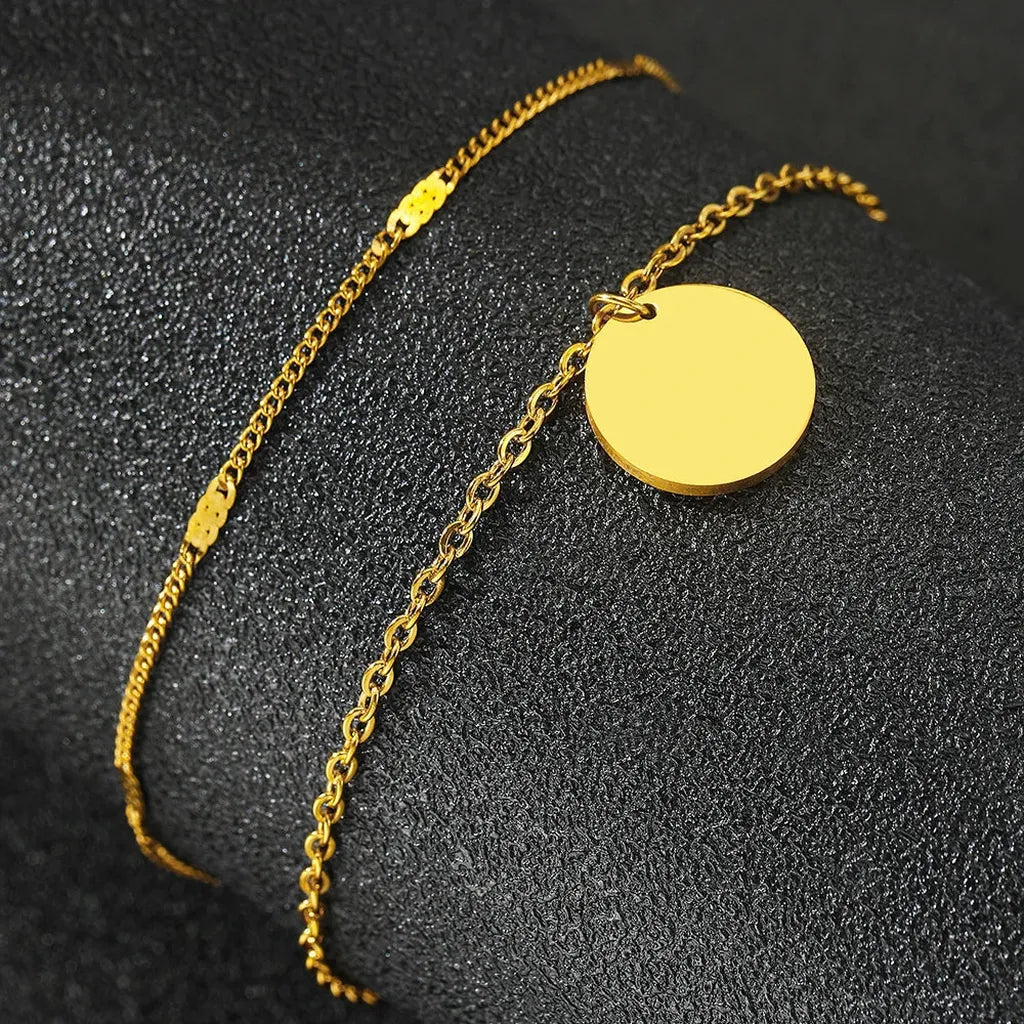 Elegant Layered Chain Delicate Anklet-ReesJewels-ReesJewels