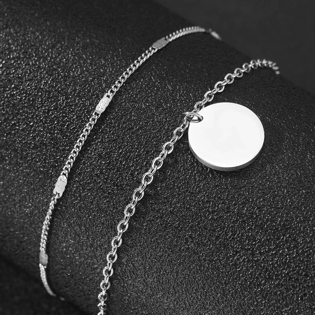 Elegant Layered Chain Delicate Anklet-ReesJewels-ReesJewels