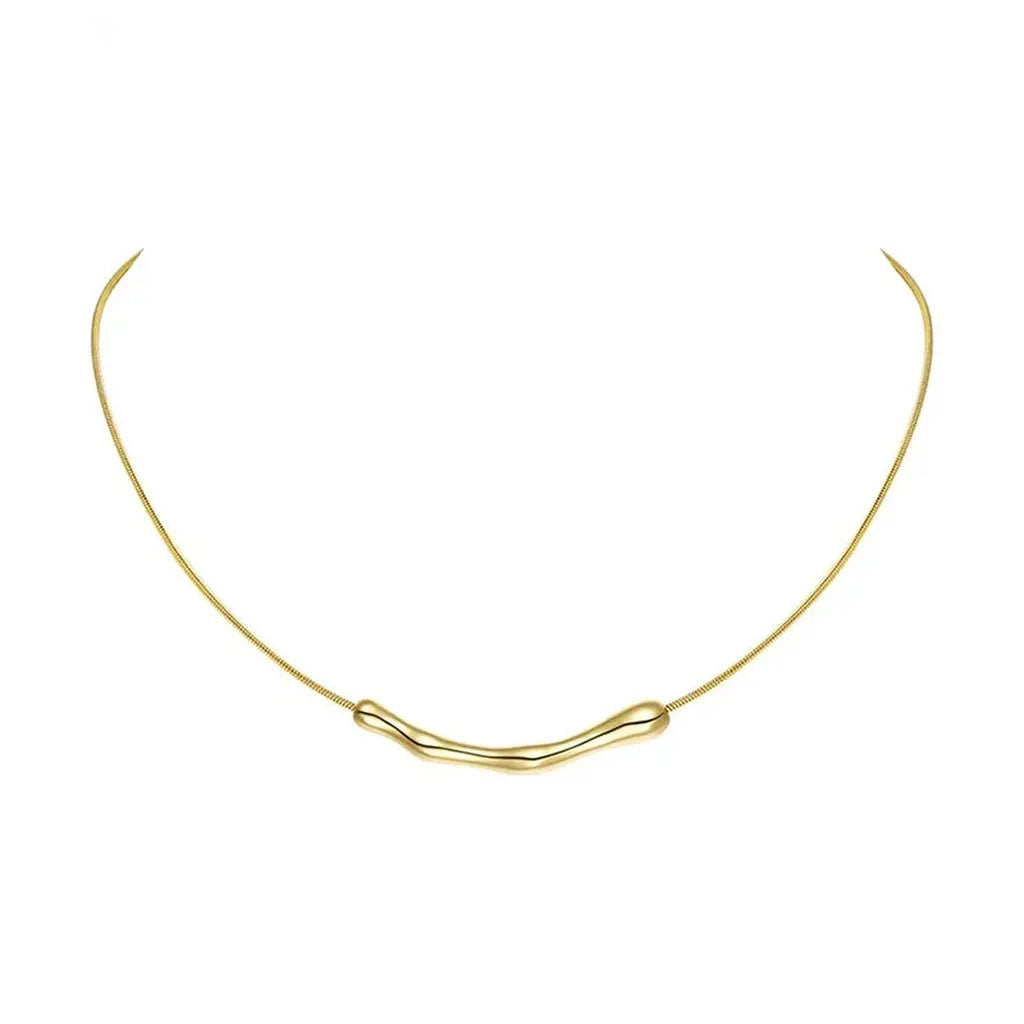 Elegant Simple Collarbone Chain Necklace-My Store-ReesJewels