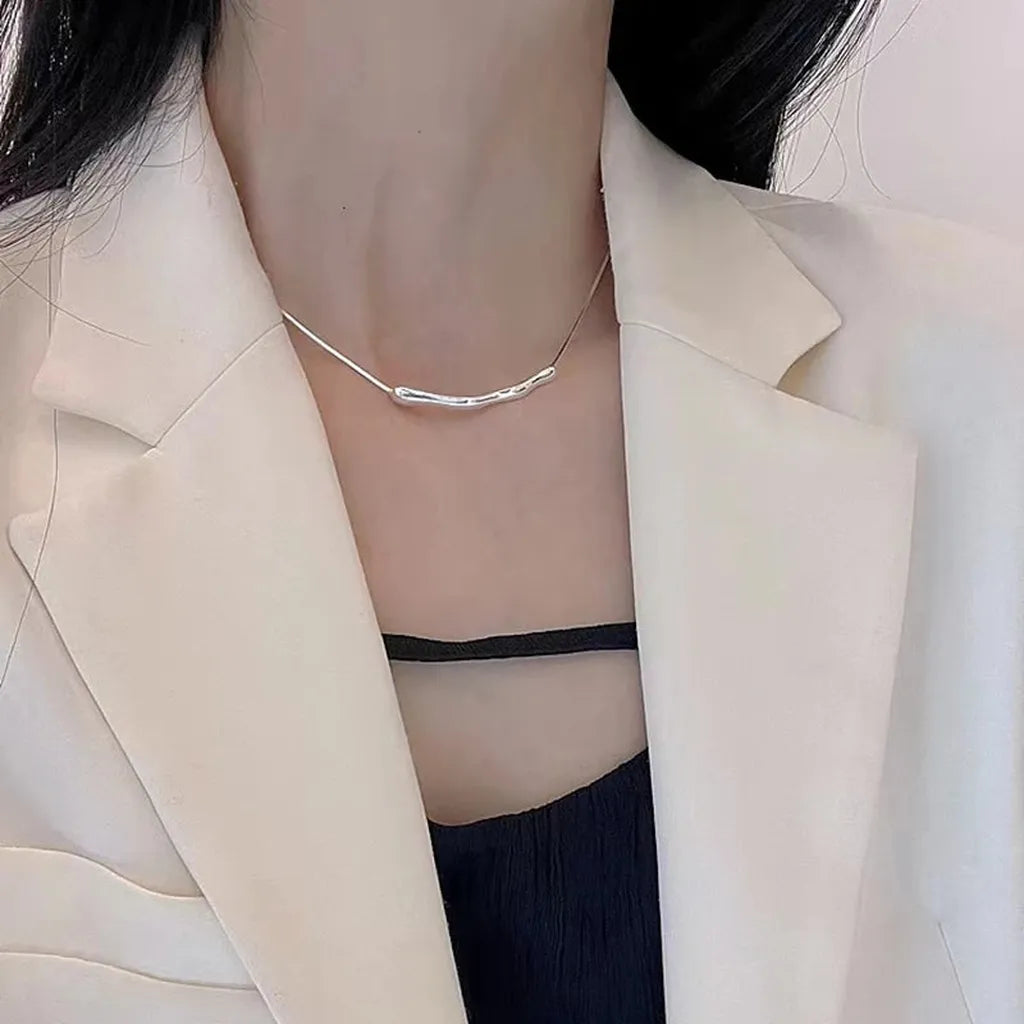Elegant Simple Collarbone Chain Necklace-My Store-ReesJewels