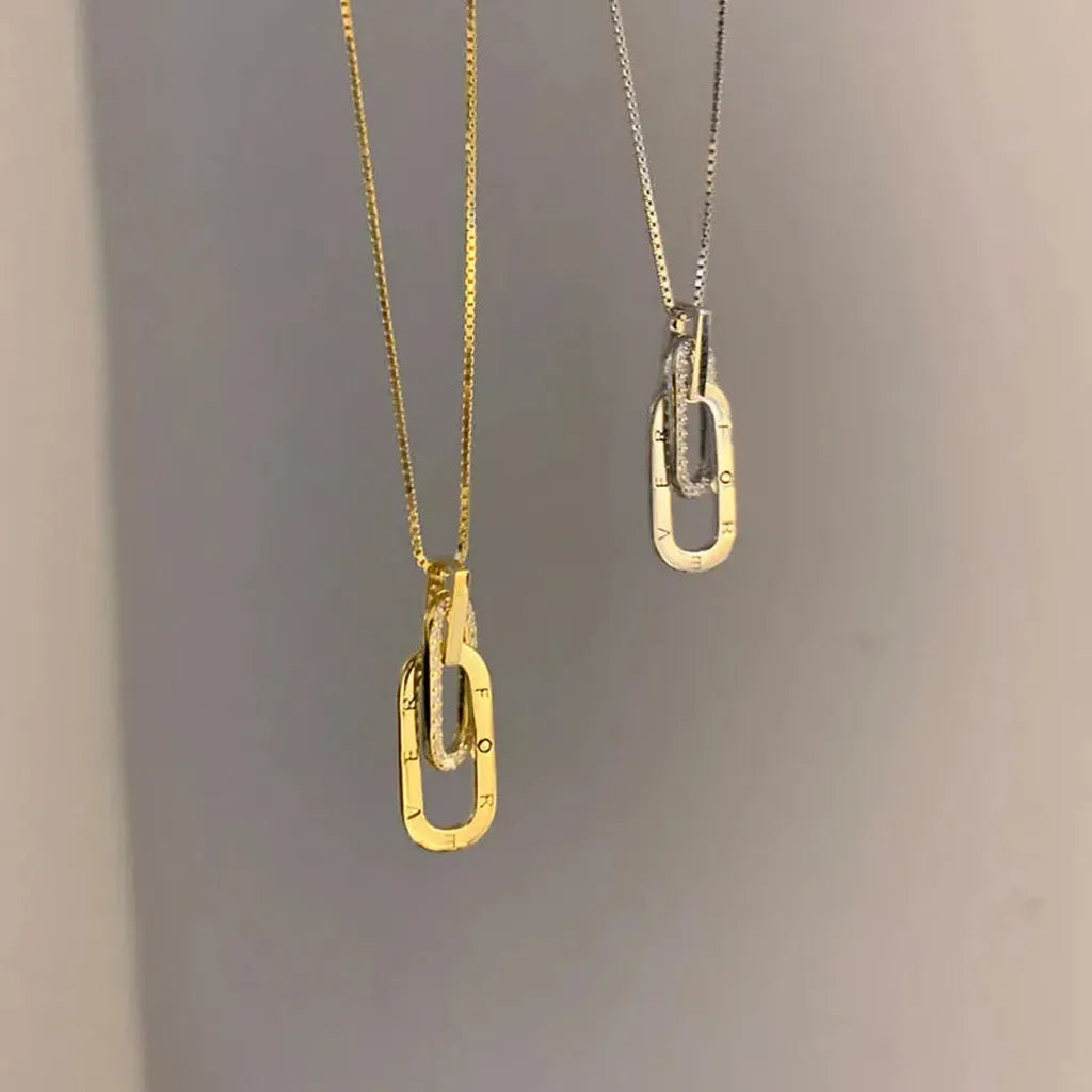 Fashionable Geometric Shape Pendant Chain-My Store-ReesJewels