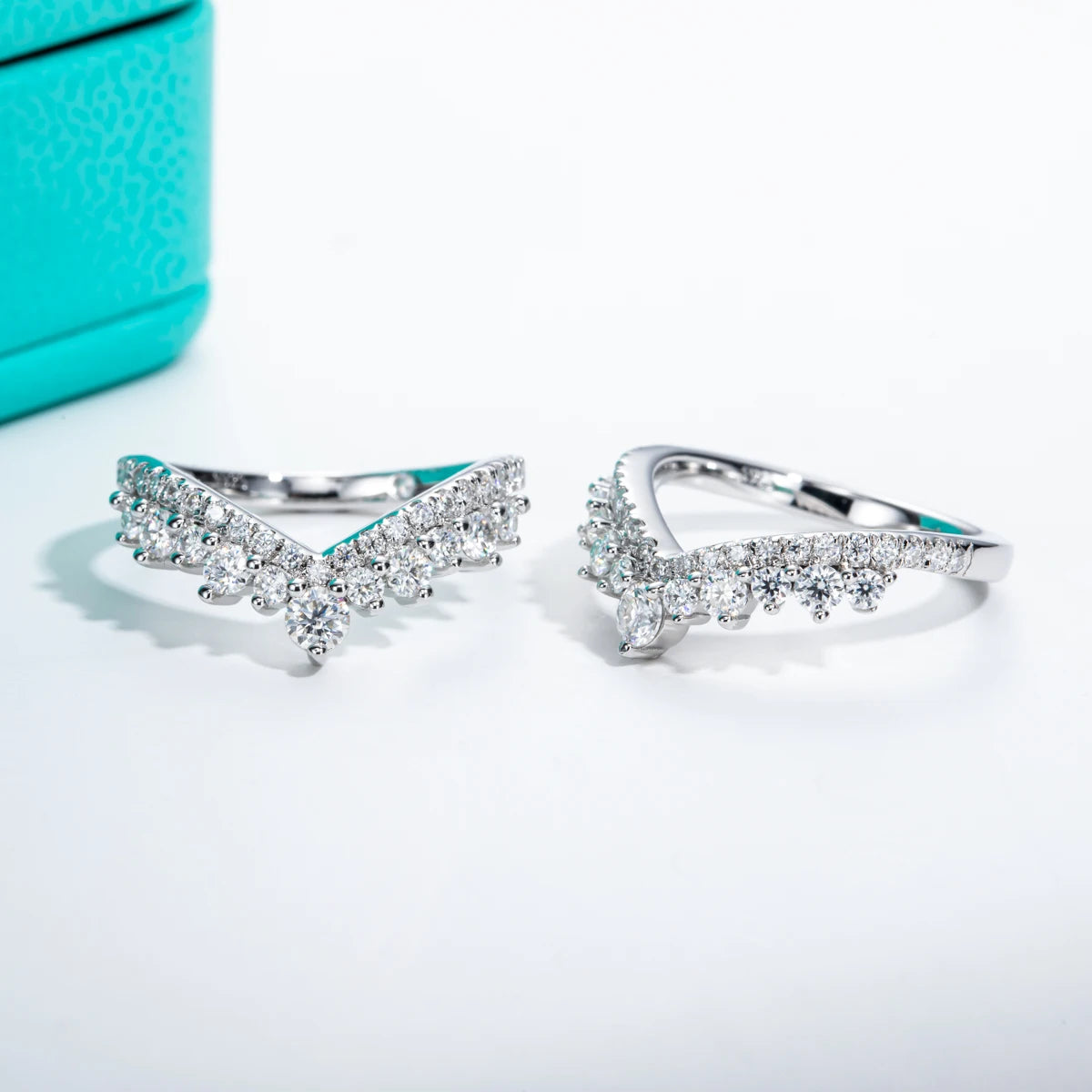 Luxurious Moissanite Diamond Bands-Rees Jewels-ReesJewels
