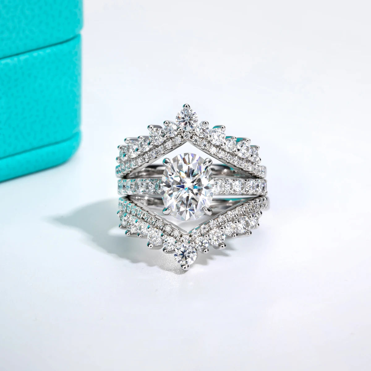 Oval Cut 2ct Moissanite Diamond Ring-Rees Jewels-ReesJewels