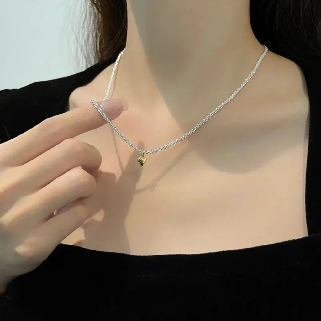 Sparkling Clavicle Chain Choker Necklace-ReesJewels-ReesJewels