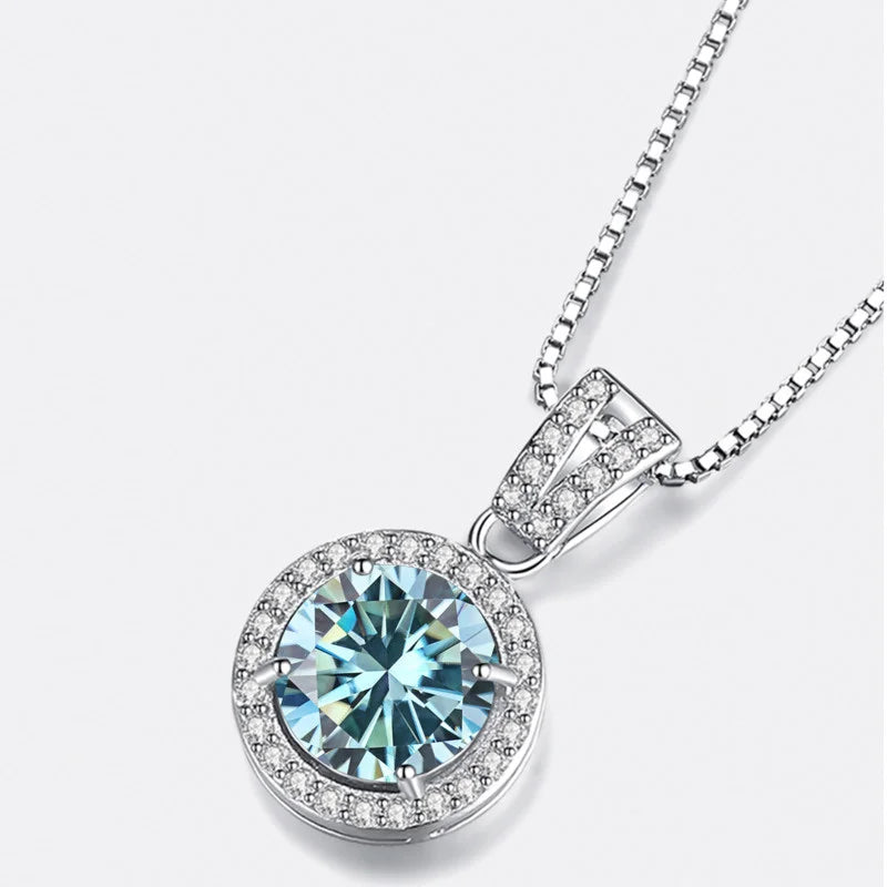 Stunning Moissanite Pendant Necklace-Rees Jewels-ReesJewels