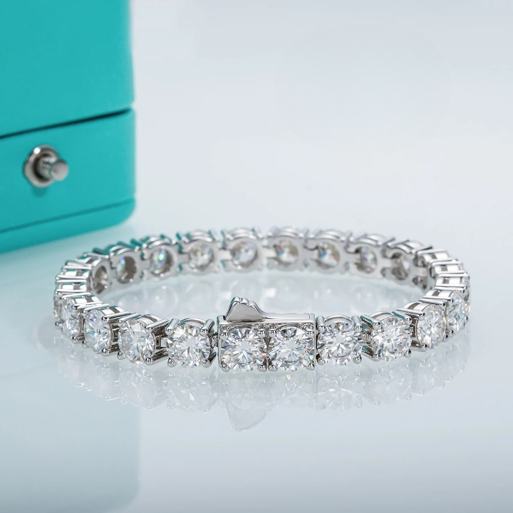Timeless Moissanite Diamond Tennis Bracelet-Rees Jewels-ReesJewels
