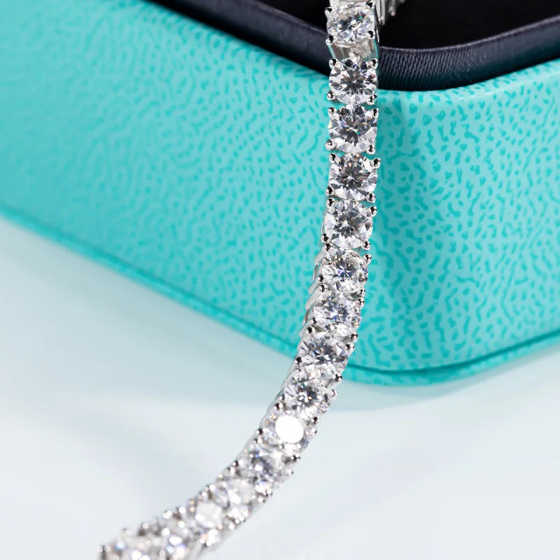 Timeless Moissanite Diamond Tennis Bracelet-Rees Jewels-ReesJewels