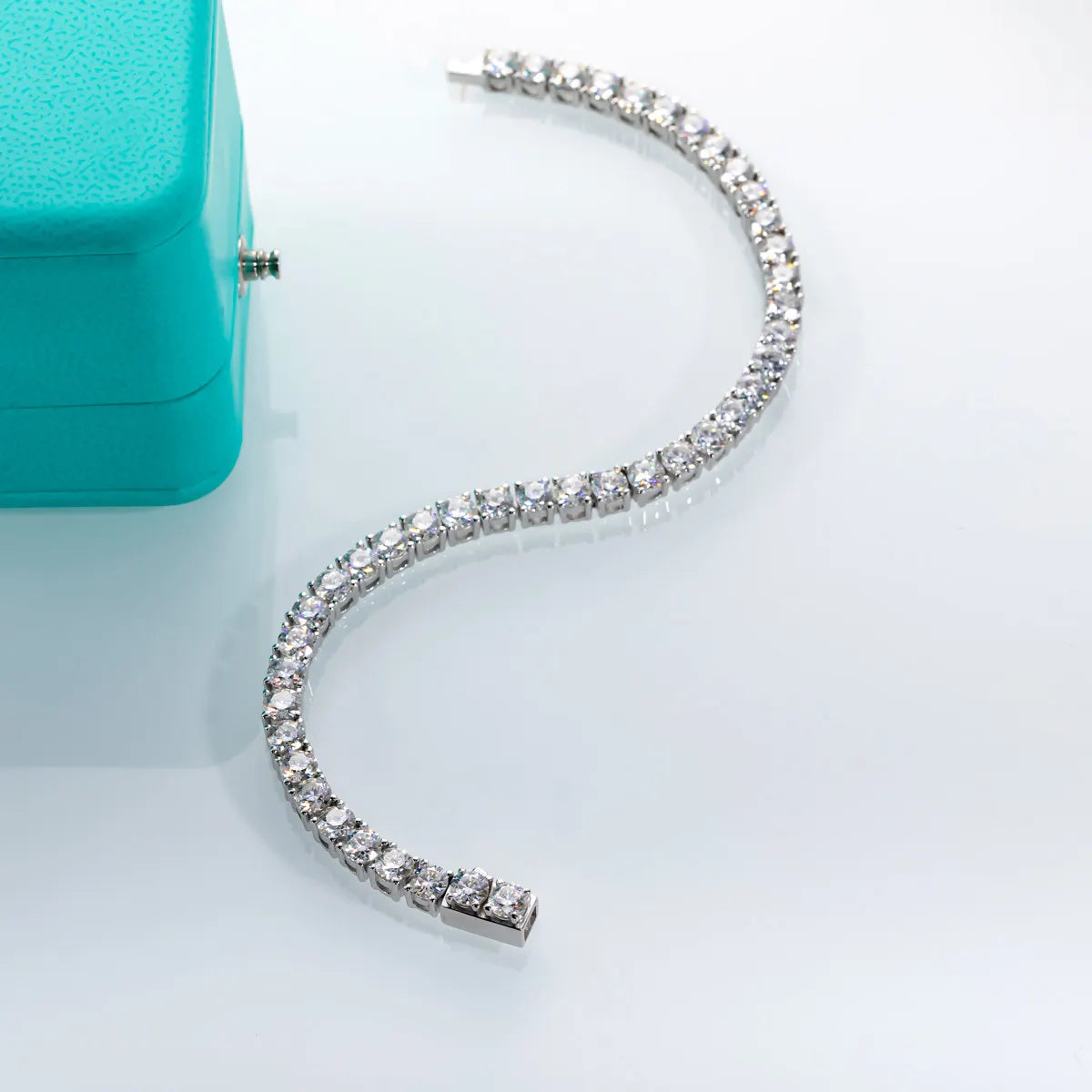 Timeless Moissanite Diamond Tennis Bracelet-Rees Jewels-ReesJewels