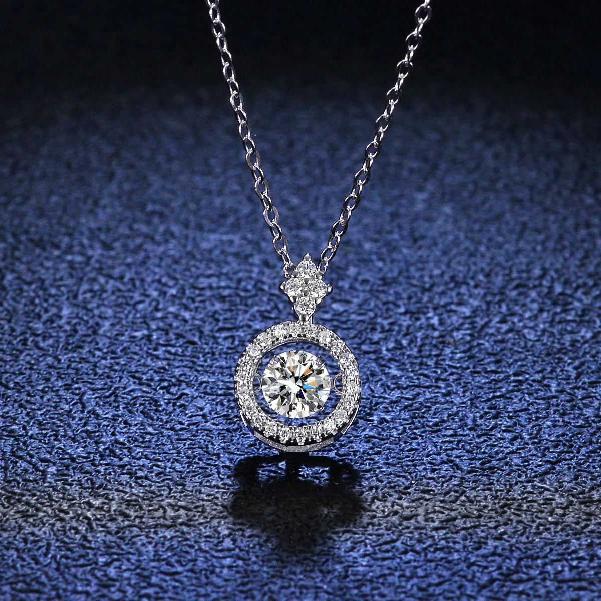 Timeless Moissanite Pendant Necklace-Rees Jewels-ReesJewels