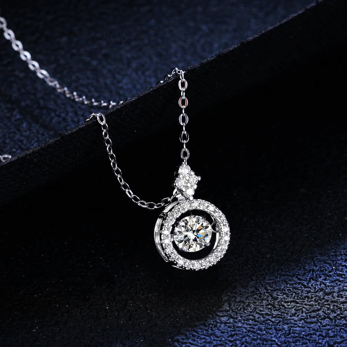 Timeless Moissanite Pendant Necklace-Rees Jewels-ReesJewels