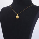 Aesthetic Blue Zirconia Star Moon Collar Necklace-Rees Jewels-ReesJewels
