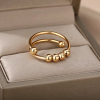 Aesthetic Vintage Beads Ring-Rees Jewels-ReesJewels