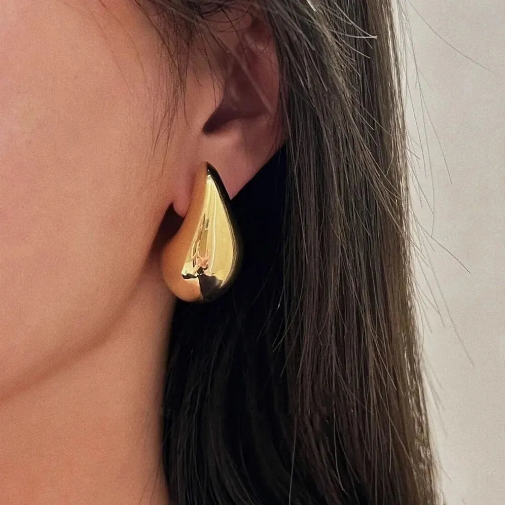 Bold Waterdrop Statement Earrings-ReesJewels-ReesJewels