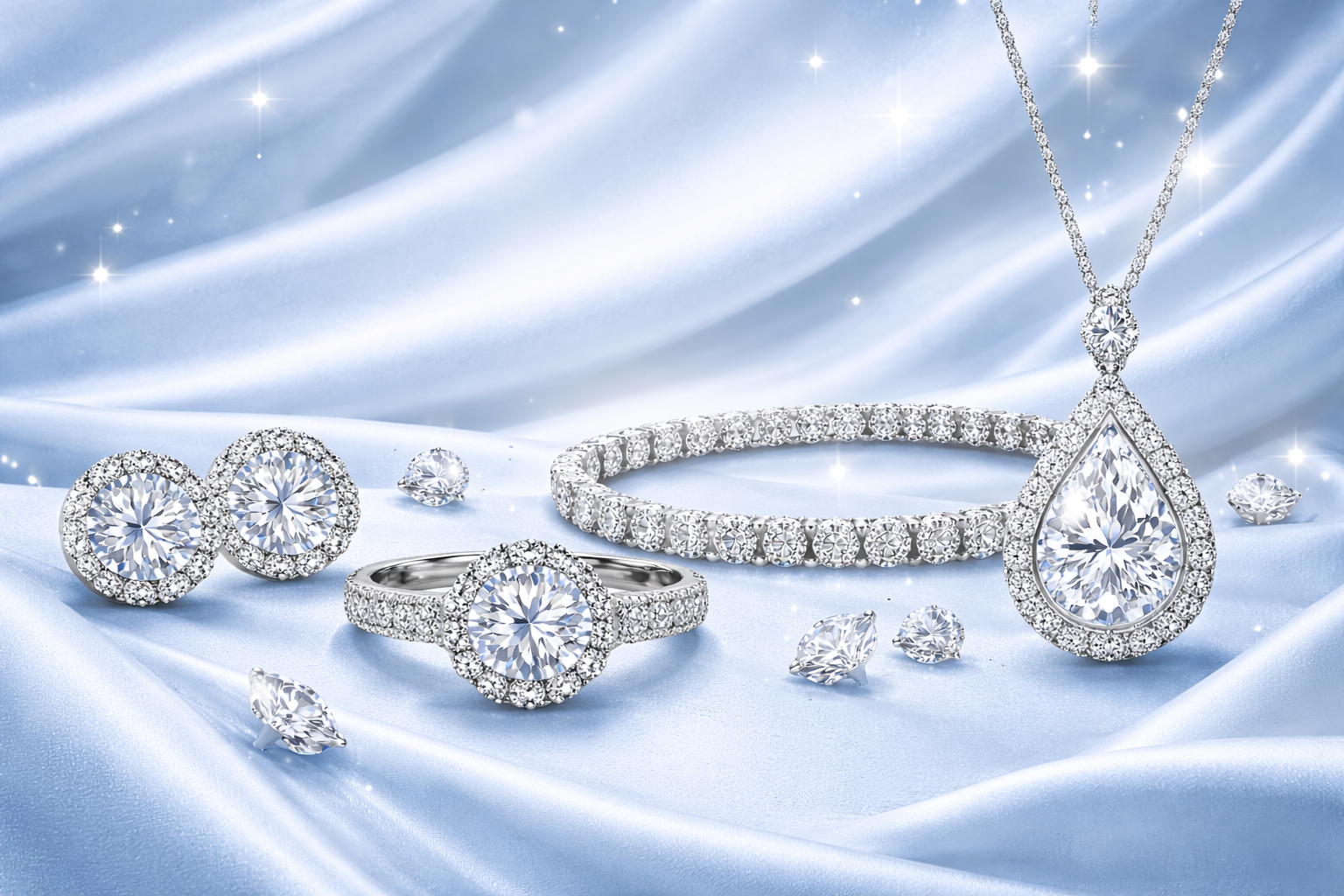 MOISSANITE DIAMOND JEWELRY