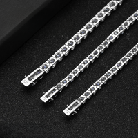 Chic Moissanite Diamond Tennis Bracelet-Rees Jewels-ReesJewels