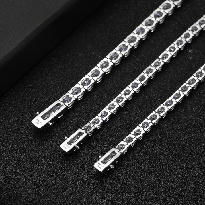 Chic Moissanite Diamond Tennis Bracelet-Rees Jewels-ReesJewels