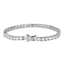 Chic Moissanite Diamond Tennis Bracelet-Rees Jewels-White gold-0.15ct 14cm-ReesJewels