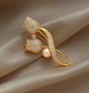 Classic Crystal Floral Brooche Badges-Rees Jewels-5-ReesJewels