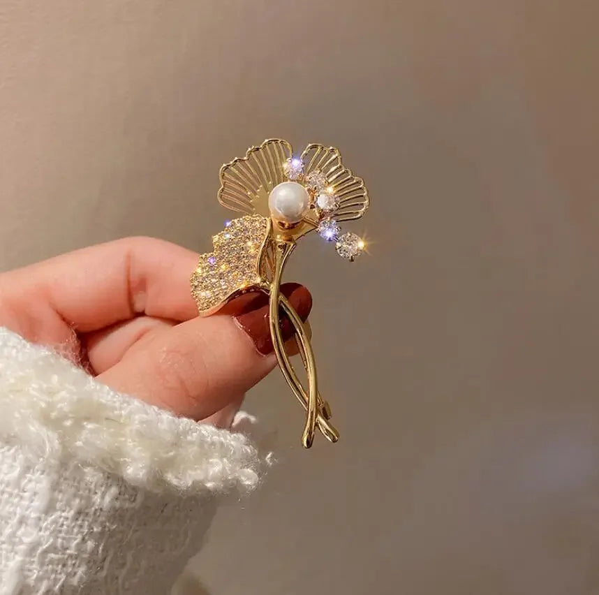 Classic Crystal Floral Brooche Badges-Rees Jewels-6-ReesJewels