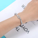 Classic Luxury Open Full Zirconia Bangle Bracelet-Rees Jewels-ReesJewels