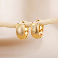 Classic Versatile Small Hoop Earrings-Rees Jewels-Gold 1-ReesJewels