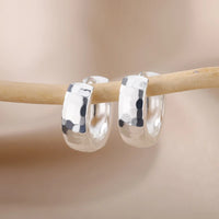 Classic Versatile Small Hoop Earrings-Rees Jewels-Silver 2-ReesJewels
