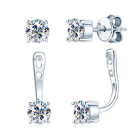 Dazzling Moissanite Diamond Stud Earrings-Rees Jewels-ReesJewels