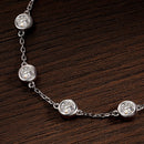 Delicate Moissanite Diamond Bracelet-Rees Jewels-ReesJewels