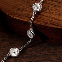 Delicate Moissanite Diamond Bracelet-Rees Jewels-ReesJewels