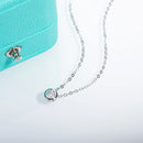 Delicate Moissanite Diamond Pendant Necklace-Rees Jewels-ReesJewels