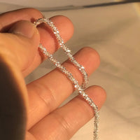 Delicate Shiny 925 Sterling Silver Chain Bracelet-My Store-Silver-ReesJewels