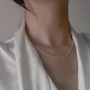 Delicate Shiny Collarbone Beads Choker-My Store-Platinum-55 cm-ReesJewels