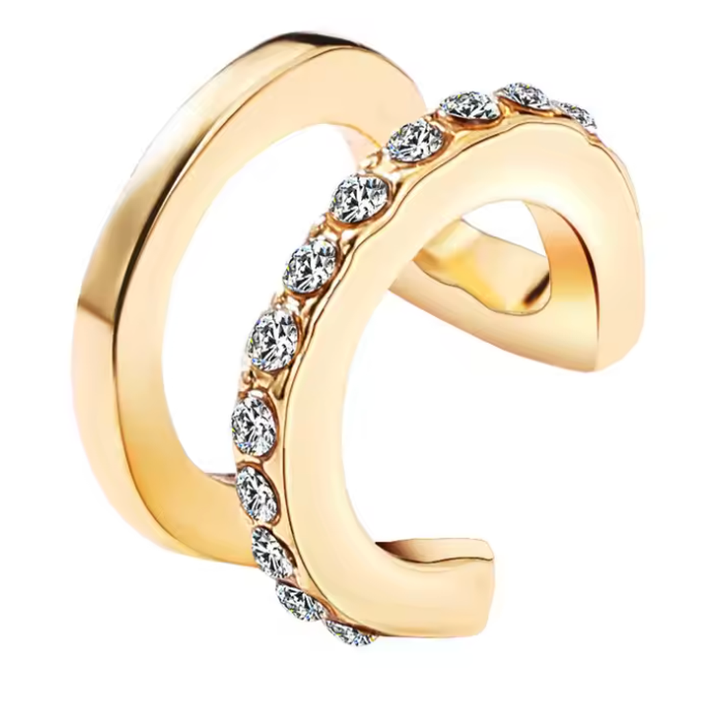 Delicate Zirconia Cute Clip Earring-ReesJewels-ReesJewels