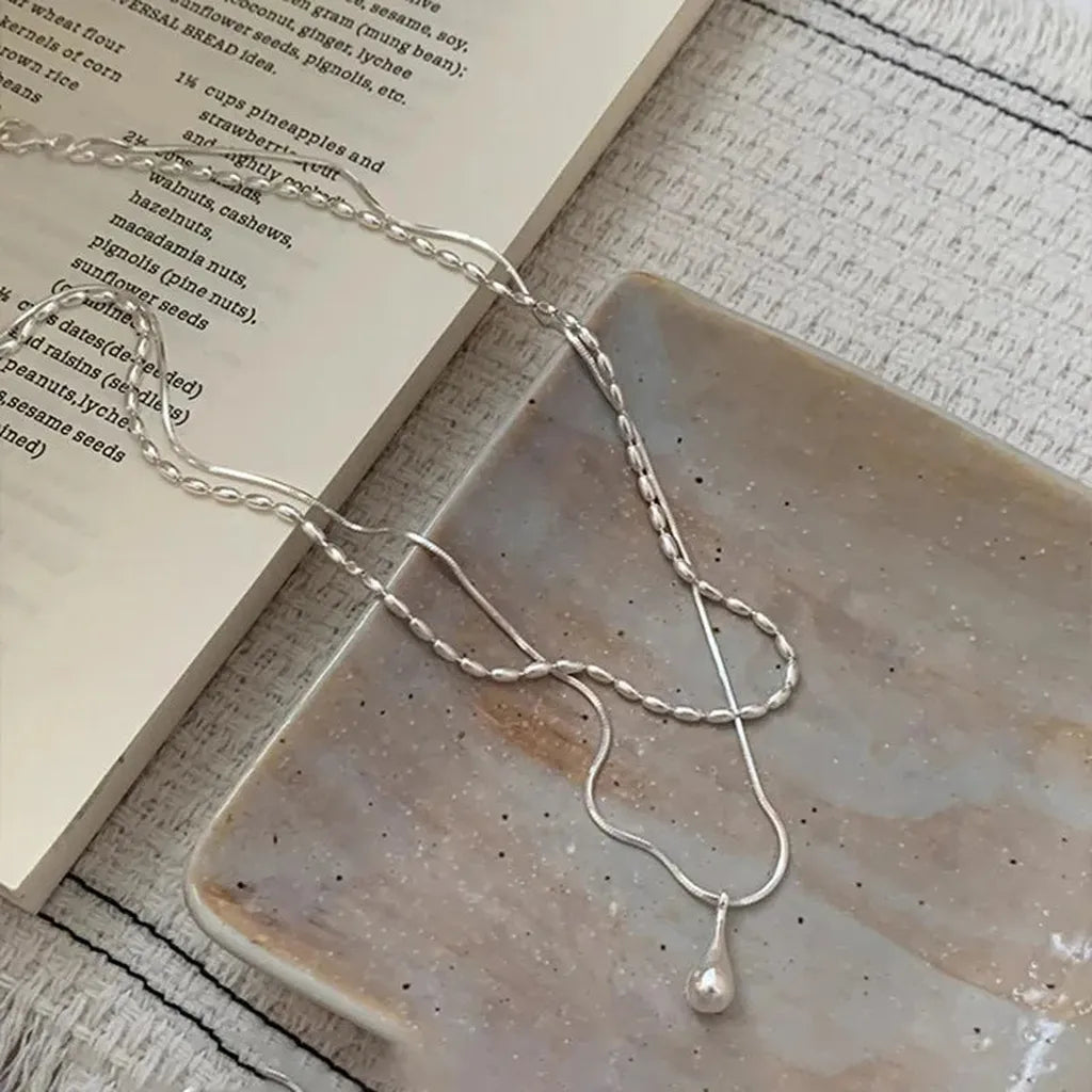 Double Layer Exquisite Geometric Shape Necklace-My Store-ReesJewels