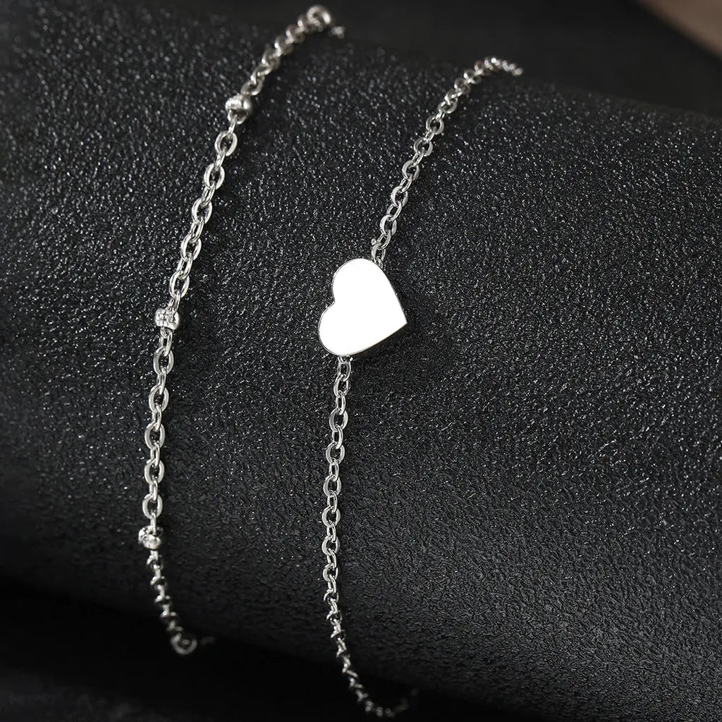 Elegant Layered Chain Delicate Anklet-ReesJewels-ReesJewels