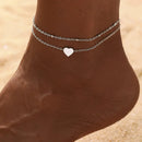 Elegant Layered Chain Delicate Anklet-ReesJewels-ReesJewels