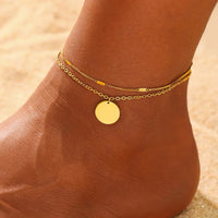Elegant Layered Chain Delicate Anklet-ReesJewels-ReesJewels