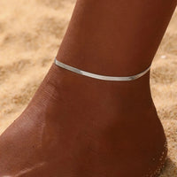 Elegant Layered Chain Delicate Anklet-ReesJewels-ReesJewels