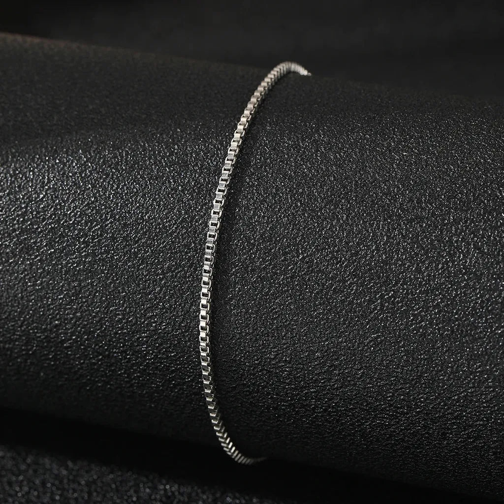 Elegant Minimalist Chain Anklet-ReesJewels-ReesJewels