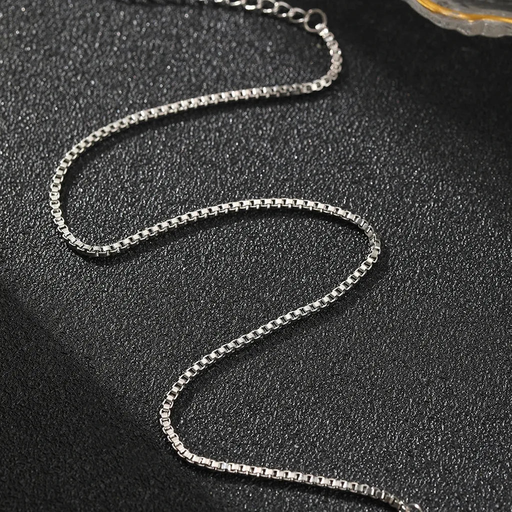 Elegant Minimalist Chain Anklet-ReesJewels-ReesJewels