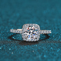 Elegant Moissanite Diamond Cushion Cut Ring-Rees Jewels-ReesJewels