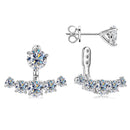 Elegant Moissanite Diamond Stud Earrings-Rees Jewels-ReesJewels