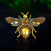 Elegant Partywear Rhinestone Fly Brooche-Rees Jewels-ReesJewels