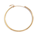 Elegant Simple Chunky Circle Choker Necklace-Rees Jewels-ReesJewels