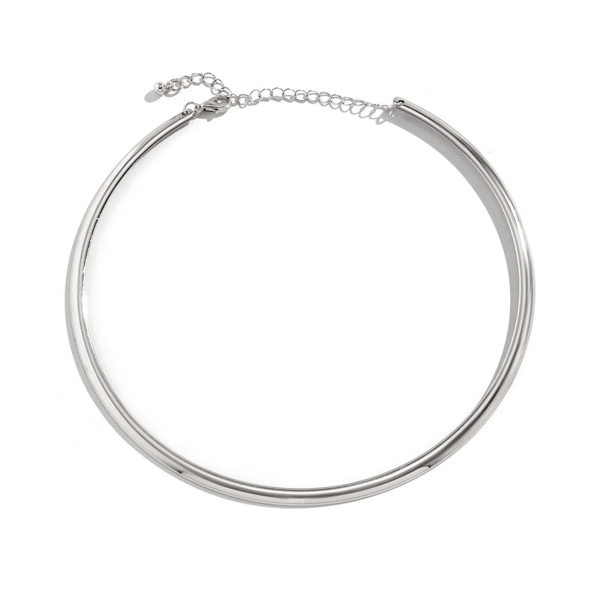 Elegant Simple Chunky Circle Choker Necklace-Rees Jewels-ReesJewels