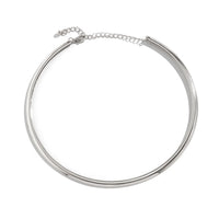 Elegant Simple Chunky Circle Choker Necklace-Rees Jewels-ReesJewels